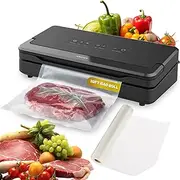 [Anova Culinary] Precision Vacuum Sealer Pro, Includes 1 Bag Roll, For Sous Vide and Food Storage, black, medium, ANVS02-US00