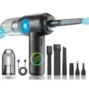 Compressed Air Duster Cordless Dust Blower Blow and Suck Vacuum Cleaner Electric