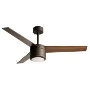 52 Inch 6 Speeds High CFM Quiet DC Motor Ceiling Fan with Light and Remote, 3...