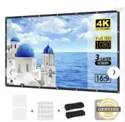 PVO Projector Screen, 3-Layer Movie Screen pro, 120 inch 16:9 HD Portable
