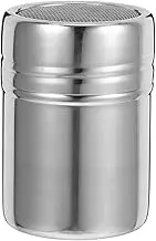 Gatuida Powder Shaker Stainless Steel Dusting Tube Small Sifter for Powdered Sugar Silver