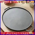 30cm Cast Iron Grill Pan Double Sided Griddle Pan with Handle Skillet for BBQ