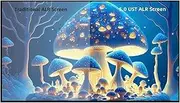 5.0 UST ALR Projector Screen Fixed Frame Ambient Light Rejecting for Ultra Short Throw Projector 4K 8K 3D(100 inch)