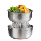 Washing Gadget Washing Basket Drainer Rice Strainer Removable Colander Kitchen