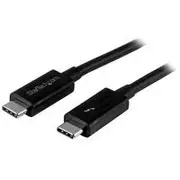 StarTech 2m Thunderbolt 3 (20Gbps) USB-C Cable, Thunderbolt, USB, DP - TBLT3MM2M