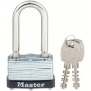 12 Pack MASTER LOCK 500KABRKLH Keyed The Same Padlock, 13/16 in Silver 4DJR4