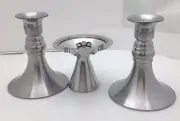 Pewter Claddagh Wedding Unity Candle Holder IRISH Made in Ireland by Mullingar