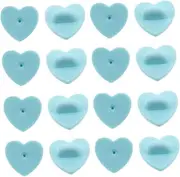 [Gogogmee] 100 Pcs Butterfly Buckle Brooch Pin Base Replacement Pin Back Brooch Butterfly Pins Blue Heart Badges Heart Pin Backs Insignia Clutch Labels Lapel Pin Backs behind Rubber Enamel