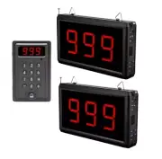 Wireless Calling System Restaurant Pager System Take A Number Display Number Cal