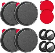 4 Pack Airtag Sticker Bracket Airtag Holder IPX8 Waterproof with Super Glue Scratch Resistant Shockproof Hidden Airtag Case Holder for Bicycle Drone TV Remote Control Wallet