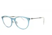 Ray-Ban 7160 5866 New Authentic Eyeglasses 54-18-140 LIGHTRAY BLUE