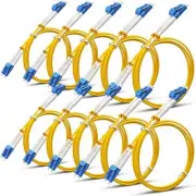 39M OS2 LC-LC Fiber Duplex Jumper Patch Cord Single Mode 9/125 SM Cable Yellow