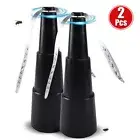 2PCS Auto Fly Trap Fly Repellent Fan Keep Flies+Bugs Away From Food Home Outdoor