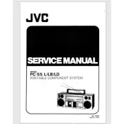 JVC PC-55 service manual Comb Bound Gloss Covers 52 pages