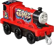 Thomas & Friends Graffiti James Push-Along Train Engine for Preschool Kids Ages 3 Years and Up
