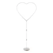 1 Set Balloon Stands for Floor, 59inch Balloon Sticks with Base Heart Shape