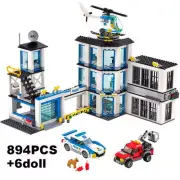 City Police Station Guard Building Blocks 60141 Helicopter Car SWAT Prison Figur