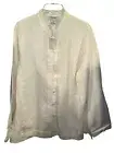 NEW Bridgewater Studio 100% Linen Pale Yellow Jacket/Shirt/Tunic sz 16 W