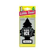 Home Office Car Little Tree Air Freshener - Black Ice 10x