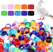 200 Uds banda de identificación de pollo anillos para patas anillos con Clip