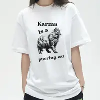 在飛比找蝦皮商城優惠-Karma is a cat 中性短袖T恤 8色 Taylo