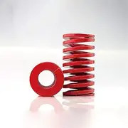 Compression Springs,Extension Spring,3Pcs, Loading Die Mold Spring, Medium Load Compression Spring, Outer Diameter 8mm Inner Diameter 4mm Length 15-60mm,Accessory Tools DIY (Length : 8 x 4 x 30mm) (S