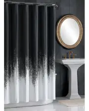 Vince Camuto Lyon Grey Shower Curtain
