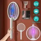Electric Fly Swatter Bug Zapper Racket Insect Killer Bat Mosquito Swatter Zapper