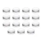 Diameter 66mm Flat Convex Lens, 3 Pcs Height 18.5mm Acrylic Optical Lens