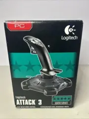 Logitech Attack 3 Joystick PC USB Flight Stick Gaming Controller 2005 New Sealed