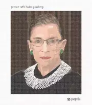 Justice Ruth Bader Ginsberg Needlepoint Kit or Canvas