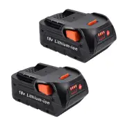 2Pcs 18V 8Ah Li-ion Battery for Ridgid AEG L1830R L1860R R840087 R840085 R840083