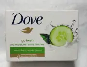 1 Bar Dove Go Fresh Beauty Bar Cool Moisture Soap 4 oz