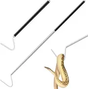40" Snake Hook Catcher Stick Tongs Grabber Reptile Pick-up Handling Tools for Catching,Controlling,Moving