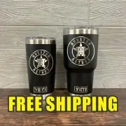 Houston Astros Personalized Custom Engraved Tumbler cup - YETI 20oz or 30oz