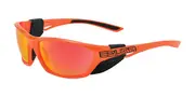 Salice 010 RW ARANCIO/RW ROSSO Men's Sunglasses Orange Size Standard