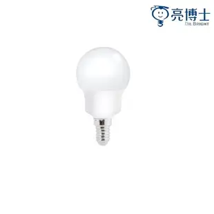 【亮博士】LED燈泡 5W E14燈頭 白光/黃光 球泡 全電壓 CNS 無藍光 低頻閃 室內照明 (5折)