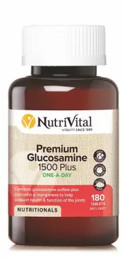 Nutrivital Premium Glucosamine 1500 Plus | 180 tablets