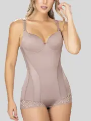 Firm Compression Body Shaper with Contouring Bra and Hook & Eye Closure | Target