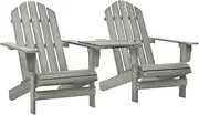 Patio Chairs Tea Solid Fir Gray-0068