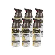 Rust-Oleum 258199-6PK Universal All Surface Hammered Spray Paint, 12 oz, Dark...