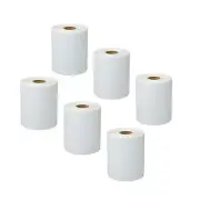 6 Rolls 250/R 4X6 Direct Thermal Shipping Labels for Zebra Eltron LP2824 Rollo