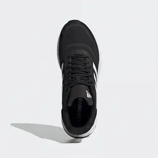 adidas 慢跑鞋 男鞋 運動鞋 緩震 DURAMO 10 黑白 GW8336