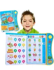 E-Learning Book Musical English Educational BOOK for 3+Years Children Multicolor
