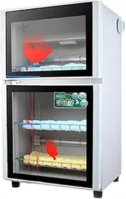 98L Large Capacity Dual Cabinet UV ozone disinfection,UV Sterilizer Box,home family disinfect clothes, toys and tableware,salons and beauty salons commercial disinfect towels and utensils