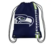 (Seattle Seahawks, One Size, Stripe Big Logo) - NFL 2015 Football Team Logo Side Stripe Backpack
