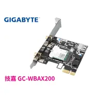 在飛比找蝦皮購物優惠-技嘉 GC-WBAX200 無線網卡 PCI-E 2400M