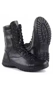 Russian Army Military Tactical Boots Chrome Leather Black VKBO DOF