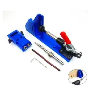 Portable Woodwork Inclined Hole Positioner Wood Groover Woodwork Screw Drill New