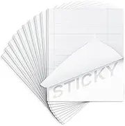 Golden State Art, 8x10 One Side Self Adhesive White Foam Boards 10 Pack 3/16" Thick Lightweight but Sturdy Self Sticky Foam Boards for Projects, Pictures, Decorations and Craft Display